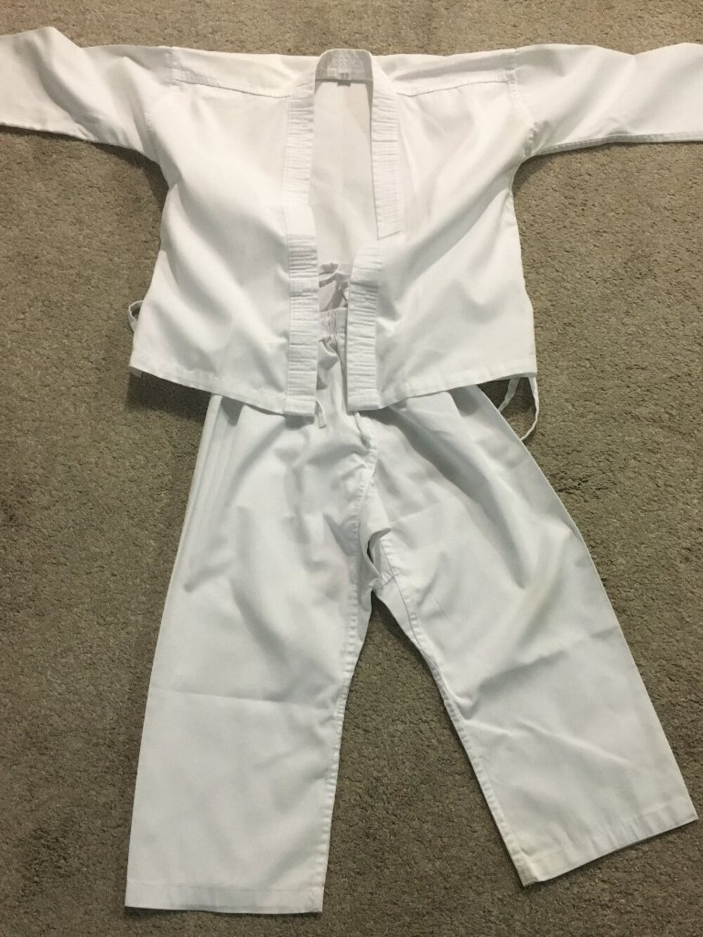 Karate Taekwondo Martial Arts Uniform Gi Youth Size 0 Kids Small